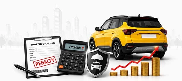 Can Traffic Challans Affect Your Car Insurance Premium_ Everything You Need to Know