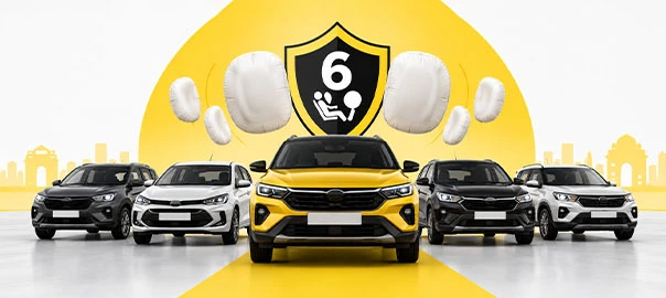 Best Indian Cars with 6 Airbags Under ₹10 Lakh in India