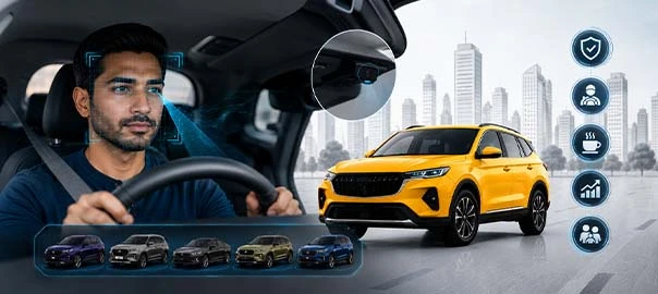 Driver Monitoring System (DMS)_ Features, Benefits & Cars in India
