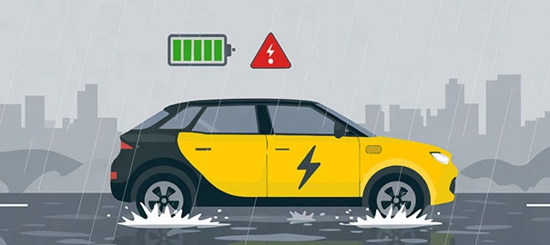 How Rain & Floods Affect Electric Cars in India