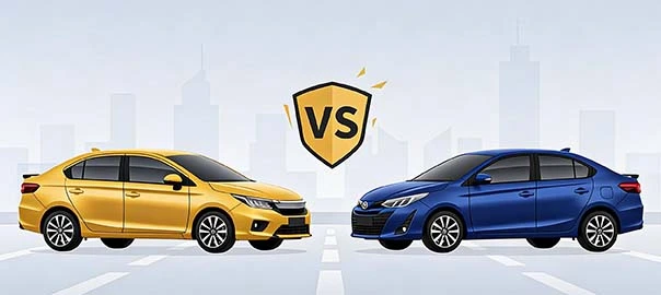 Honda City 2026 vs Toyota YarisWhich sedan is better